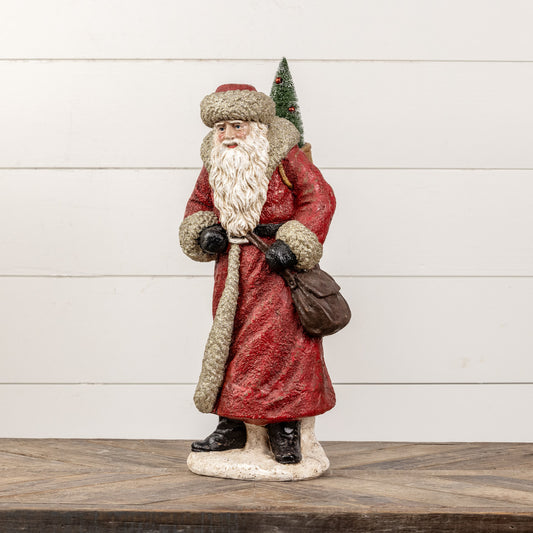 22" Santa w/ Satchel